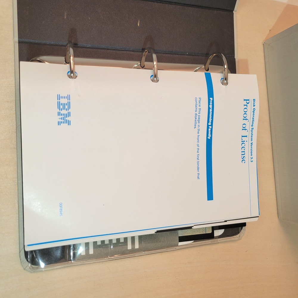 IBM Disk Operating System Version 3.3 DOS Programming Floppy‎ Disks - Picture 3 of 7